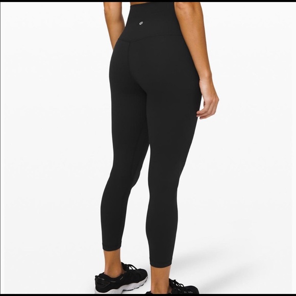 Lululemon Align Highrise Embossed Black 